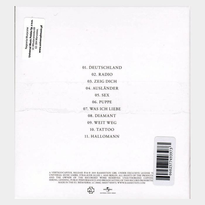 CD Rammstein - Rammstein