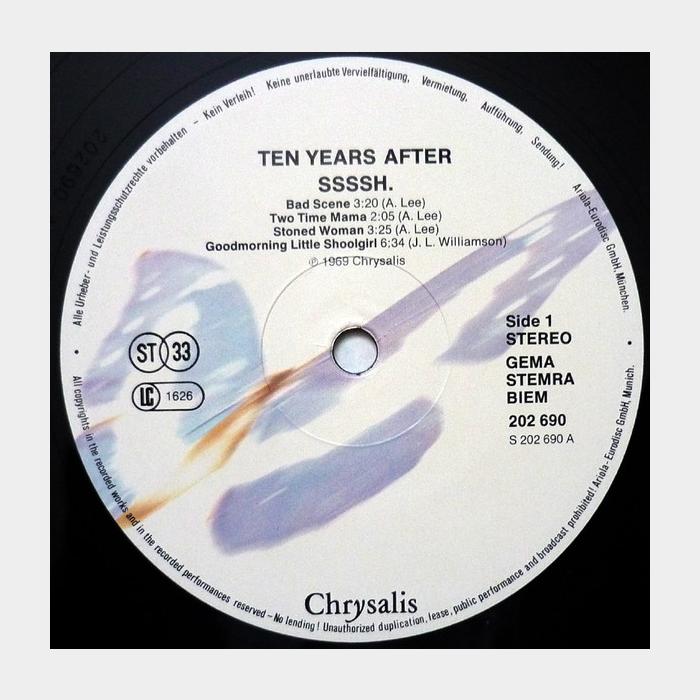 Ten Years After - Ssssh...(ex+/ex+)