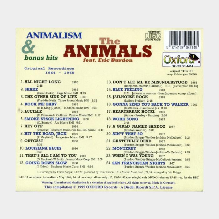 CD Animals - Animalism