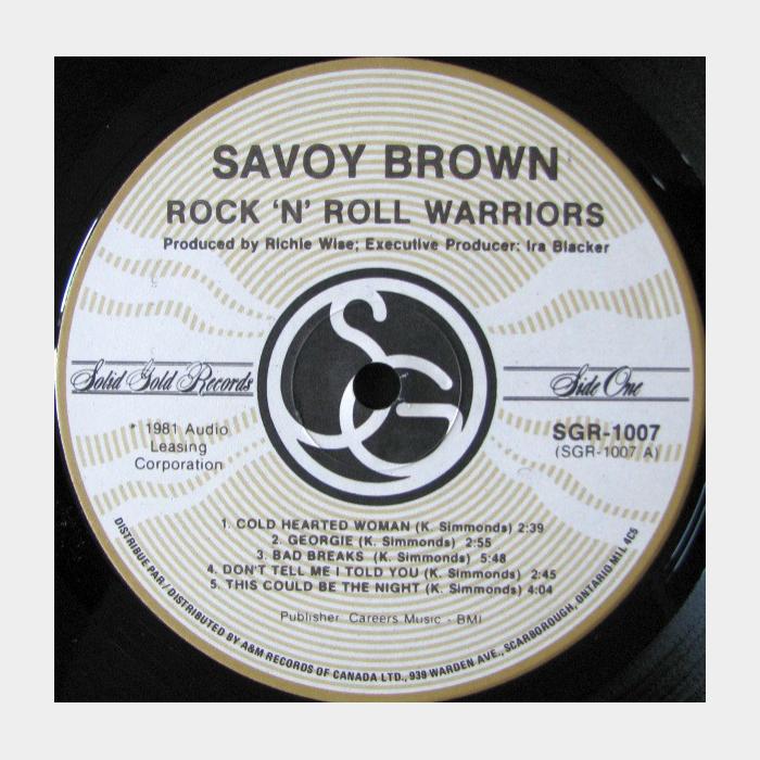 Savoy Brown - Rock'N'Roll Warriors (ex+/ex+)