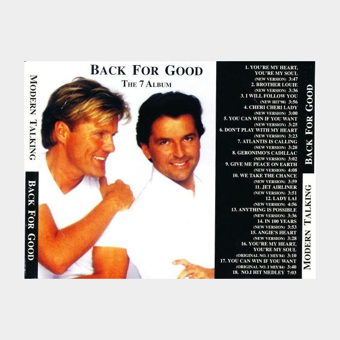 CD Modern Talking - Back For Good