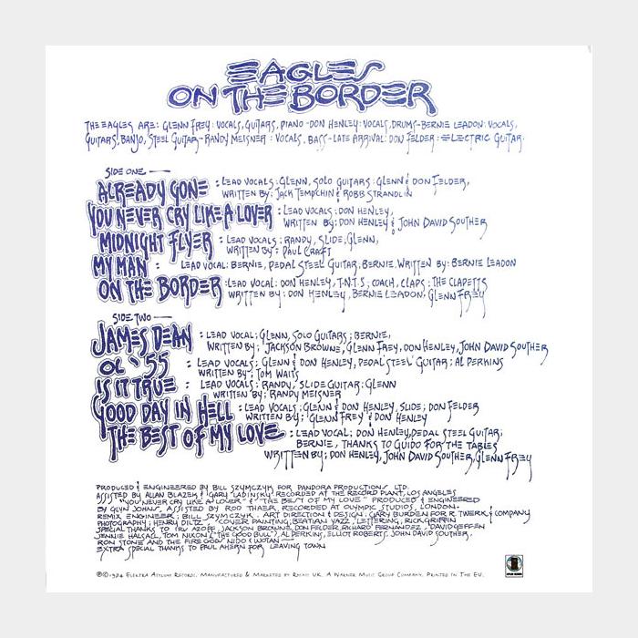 Eagles - On The Border (ex+/ex+)