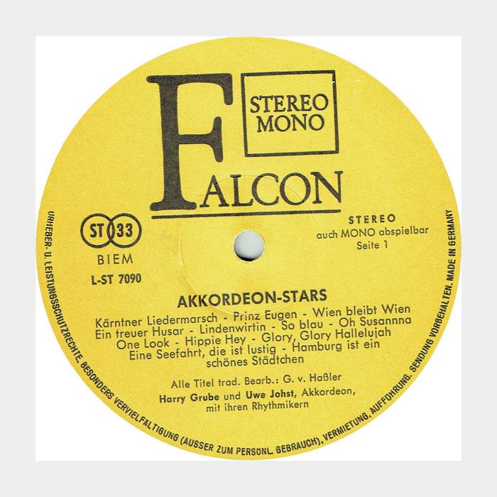 Harry Grube & Uwe Johst & Ihren Rhythmikern - Accordeon Stars (ex/ex)