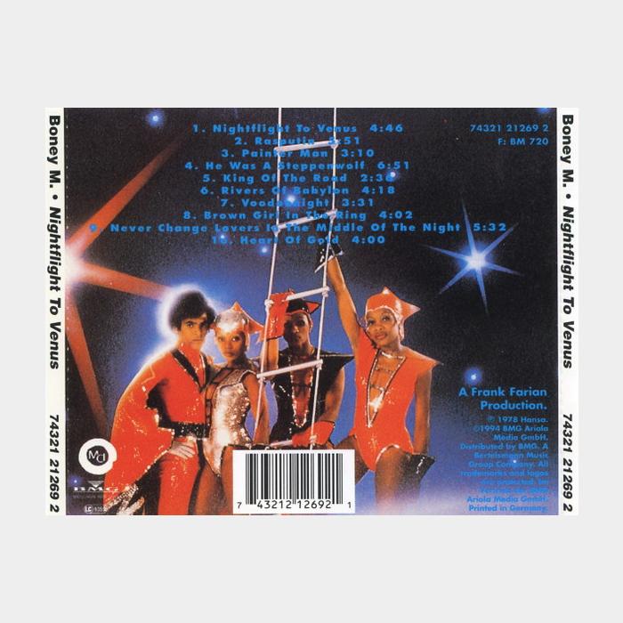 CD Boney M - Night Flight To Venus