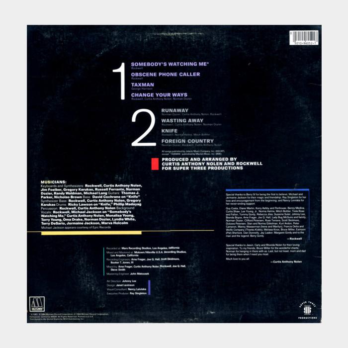 Rockwell - Somebody's Watching Me (ex+/ex+)