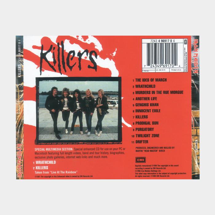 CD Iron Maiden - Killers (sealed)