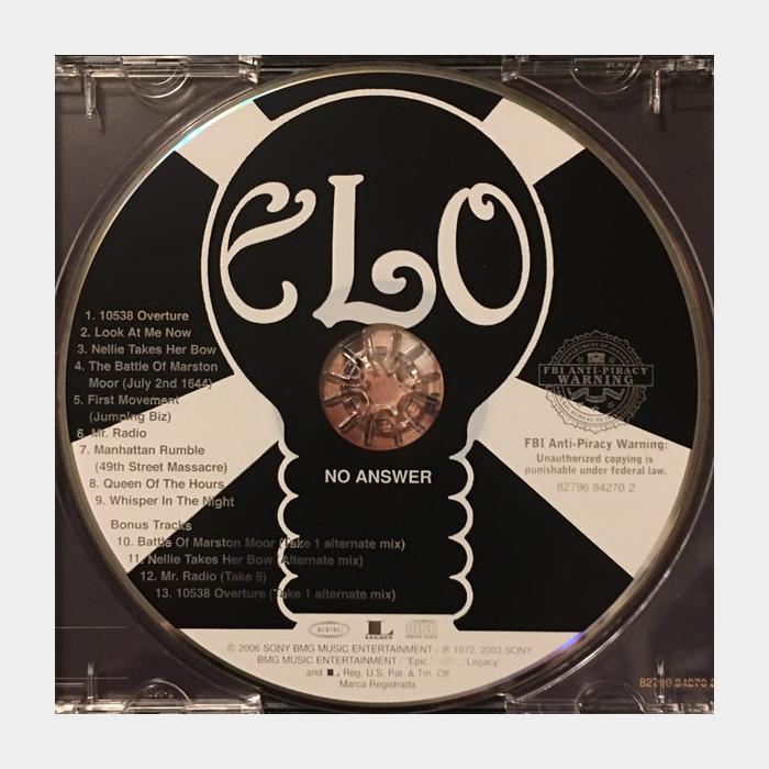 CD Electric Light Orchestra - No Answer