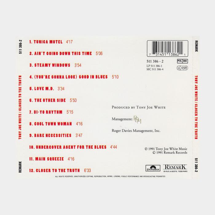 CD Tony Joe White - Closer To The Truth
