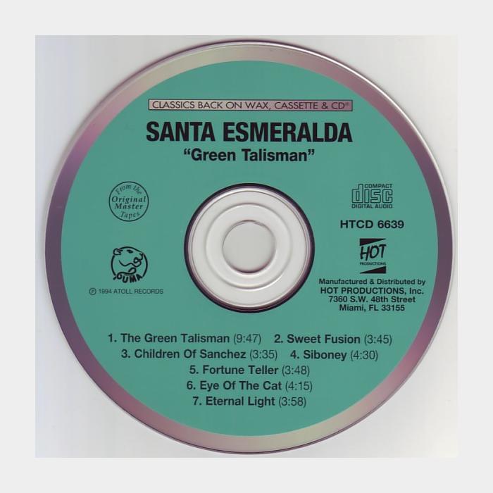 CD Santa Esmeralda - Green Talisman