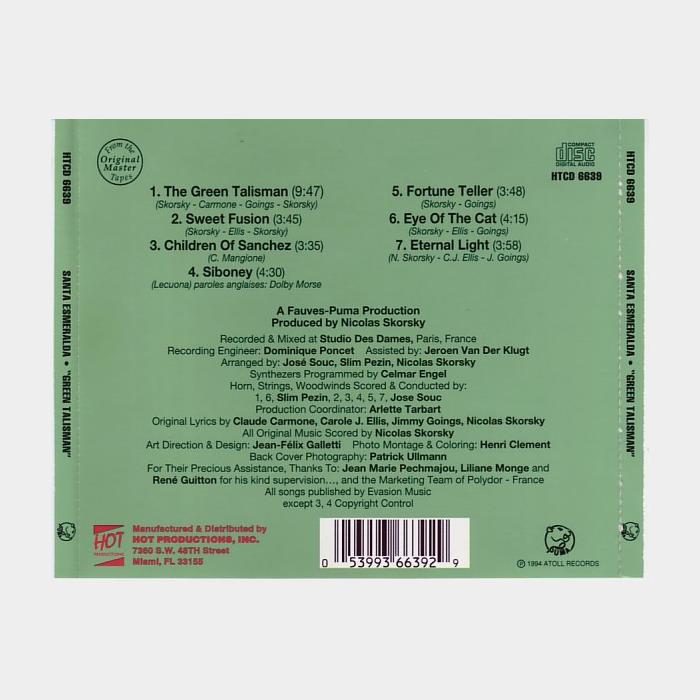 CD Santa Esmeralda - Green Talisman