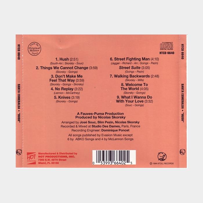 CD Santa Esmeralda - Hush