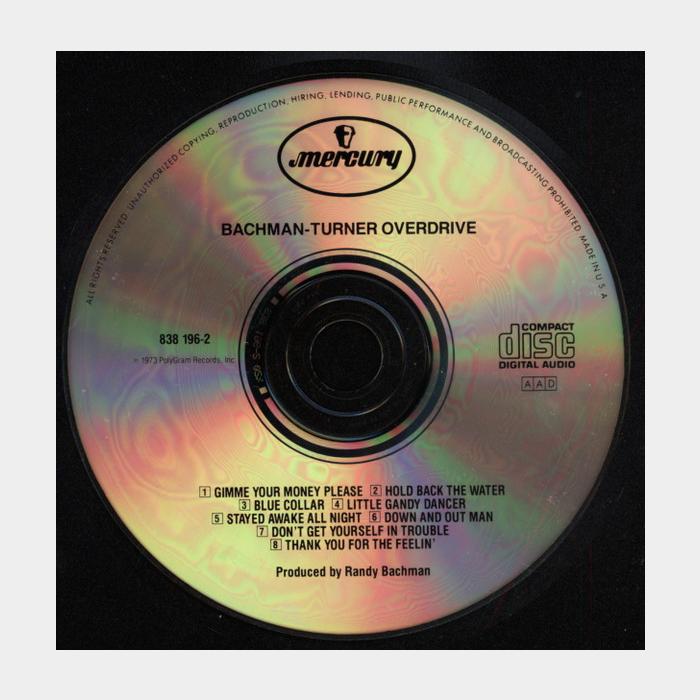 CD Bachman Turner Overdrive - Bachman Turner Overdrive