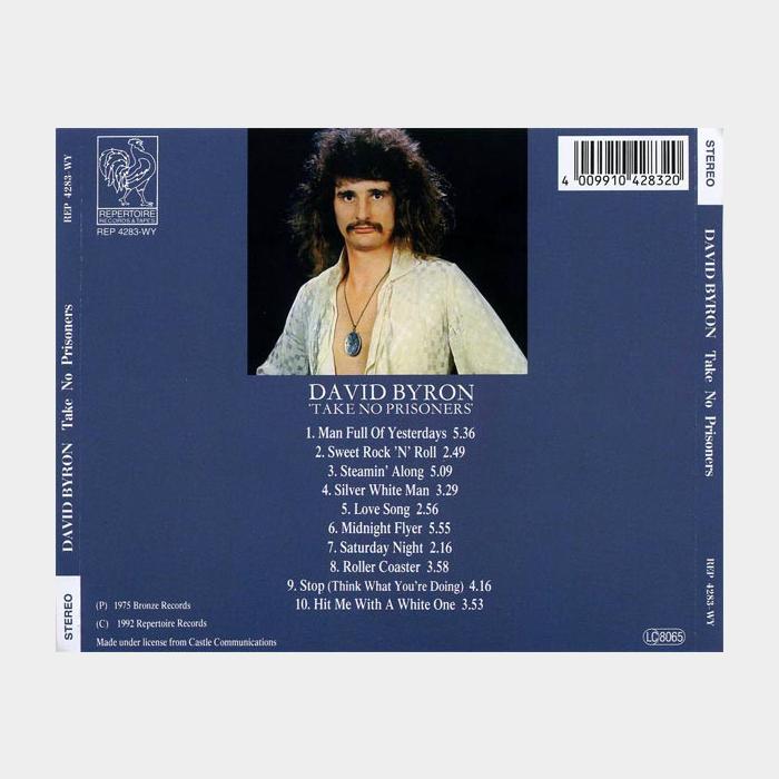CD David Byron - Take No Prisoners
