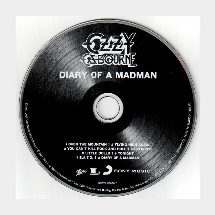 CD Ozzy Osbourne - Diary Of A Madman