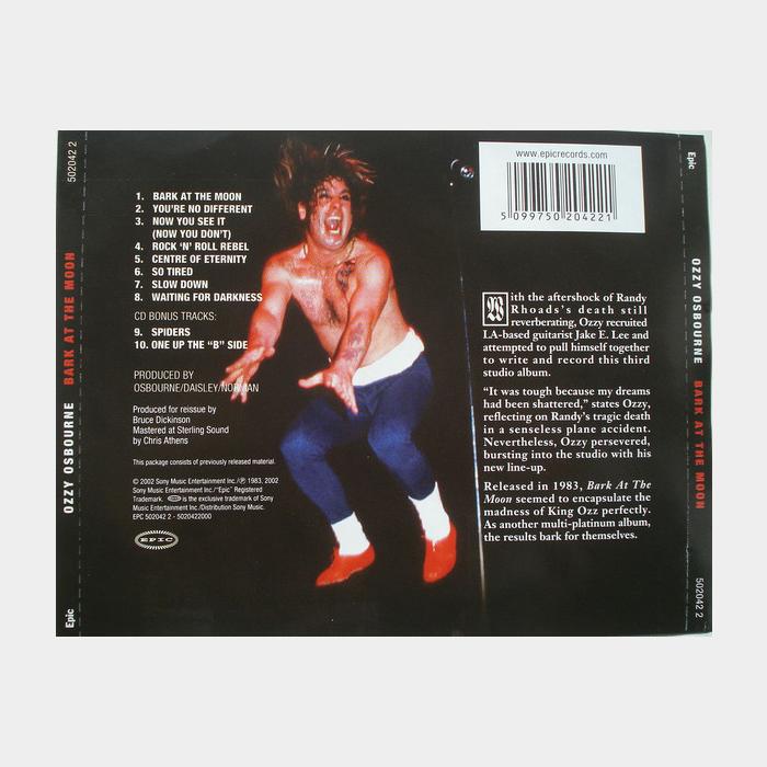 CD Ozzy Osbourne - Bark At The Moon