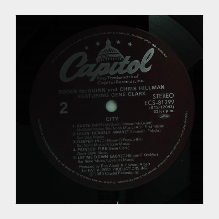 Roger McGuinn & Chris Hillman - City (ex+/ex+, obi)