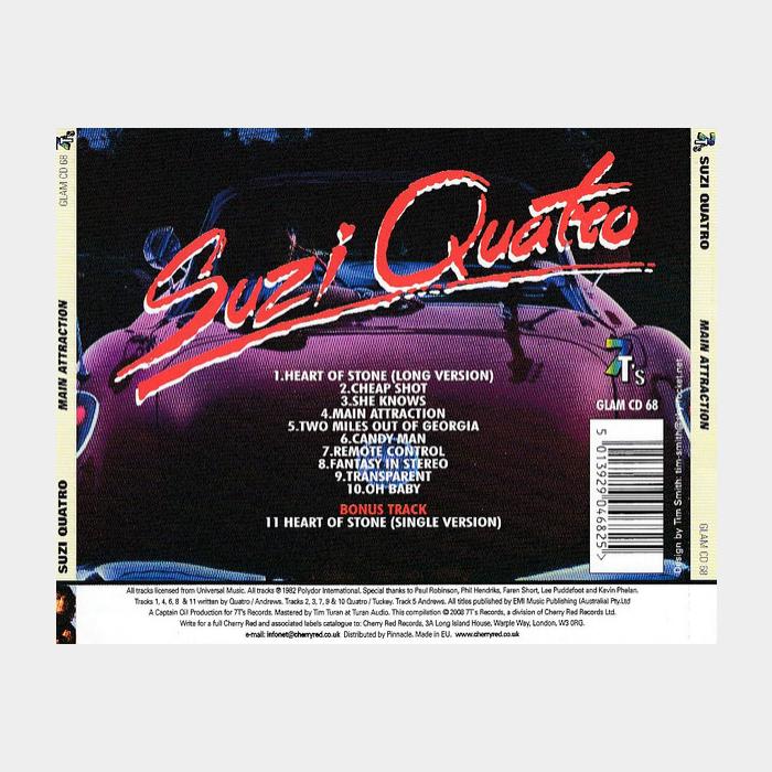 CD Suzi Quatro - Main Attraction