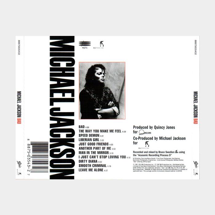 CD Michael Jackson - Bad