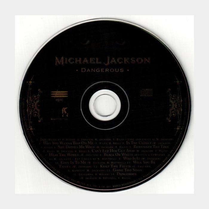CD Michael Jackson - Dangerous