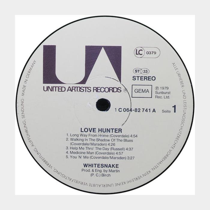 Whitesnake - Lovehunter (ex+/ex+, ORIGINAL)