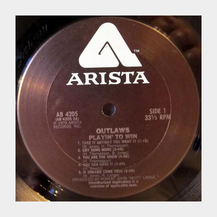 Outlaws - Playin' To Win (ex+/ex+)