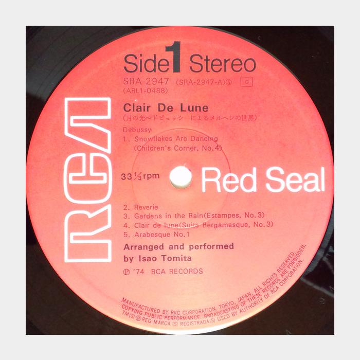 Tomita - Clair De Lune (ex+/ex+)