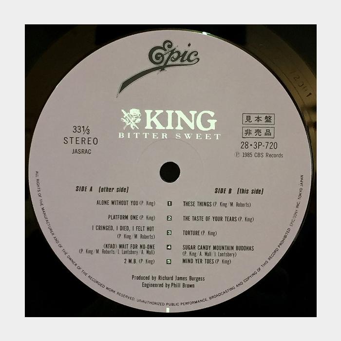 King - Bitter Sweet (ex+/ex+, obi)