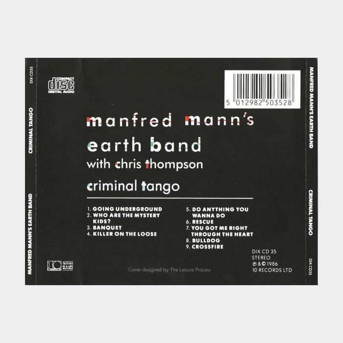 CD Manfred Mann's Earth Band - Criminal Tango