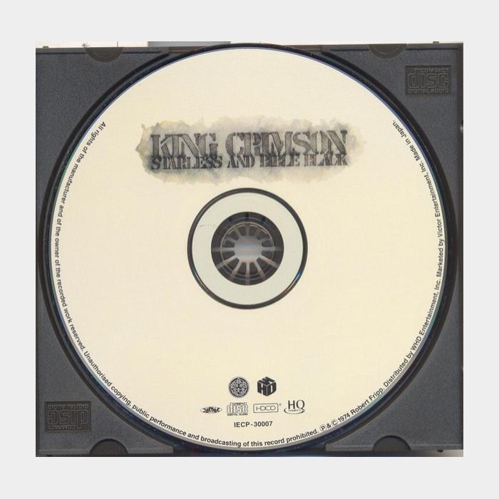 CD King Crimson - Starless And Bible Black