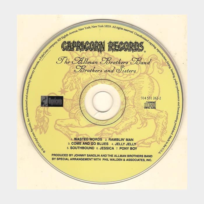 CD Allman Brothers Band - Brothers And Sisters (scratch)