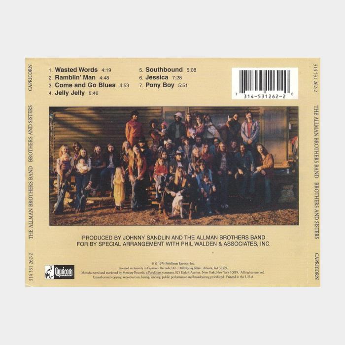 CD Allman Brothers Band - Brothers And Sisters (scratch)