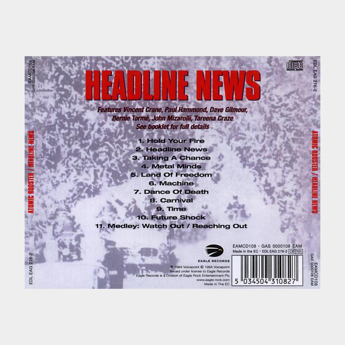 CD Atomic Rooster - Headline News