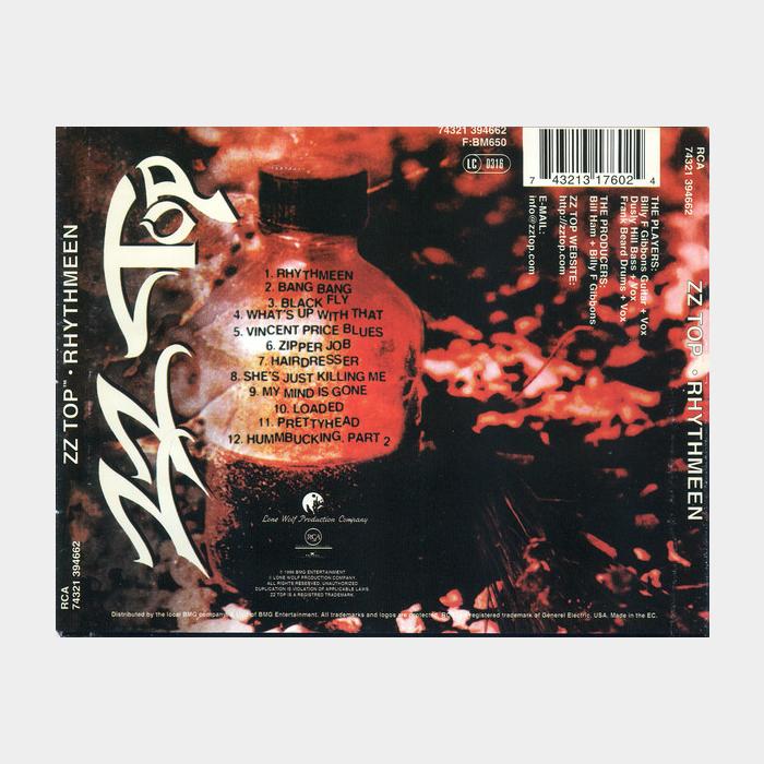 CD ZZ Top - Rhythmeen