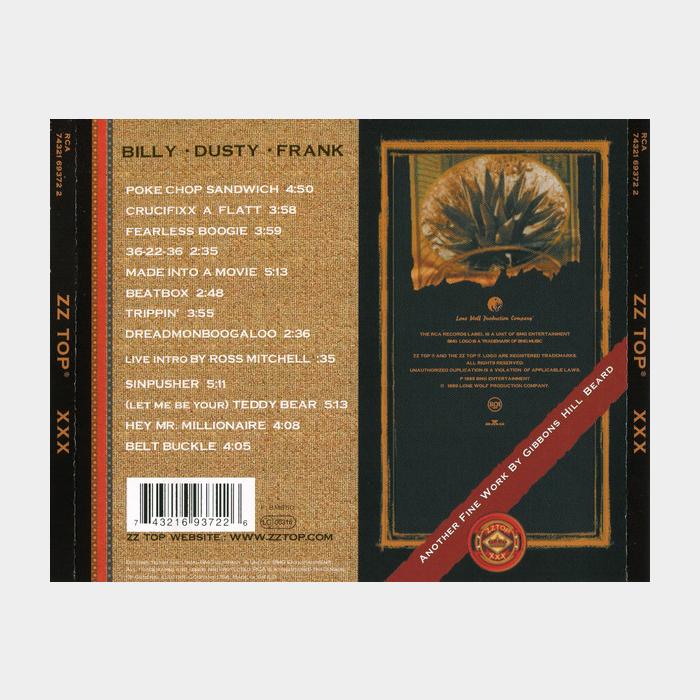 CD ZZ Top - XXX
