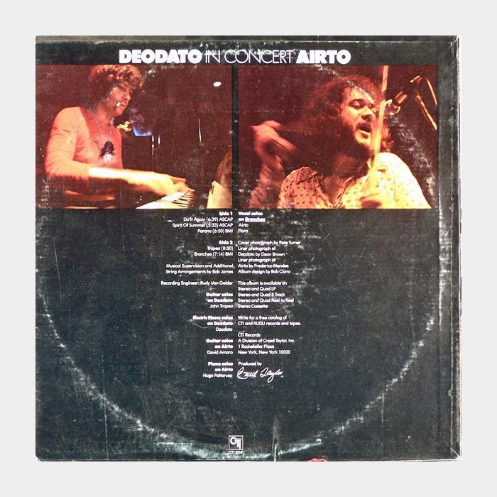 Deodato - In Concert Airto (ex/vg+)