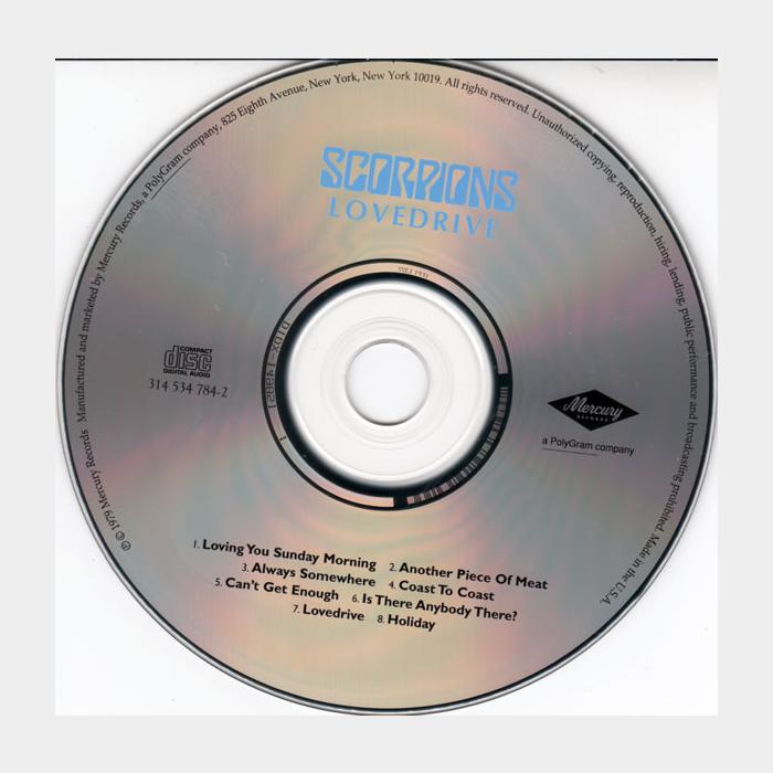 CD Scorpions - Lovedrive