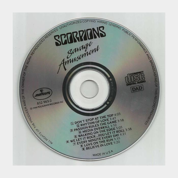 CD Scorpions - Savage Amusement