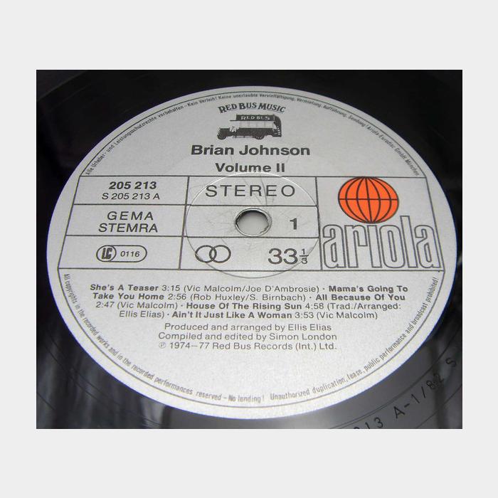 Brian Johnson - Strange Man (ex+/ex+)