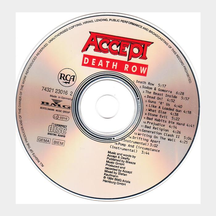 CD Accept - Death Row