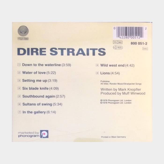 CD Dire Straits - Dire Straits