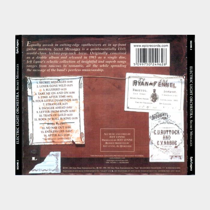 CD Electric Light Orchestra - Secret Messages