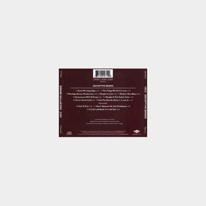 CD 10cc - Deceptive Bends