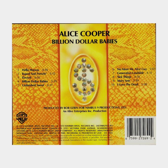 CD Alice Cooper - Billion Dollar Babies