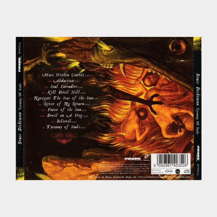 CD Bruce Dickinson - Tyranny Of Souls