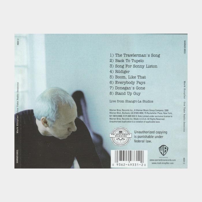 CD Mark Knopfler - One Take Radio Sessions