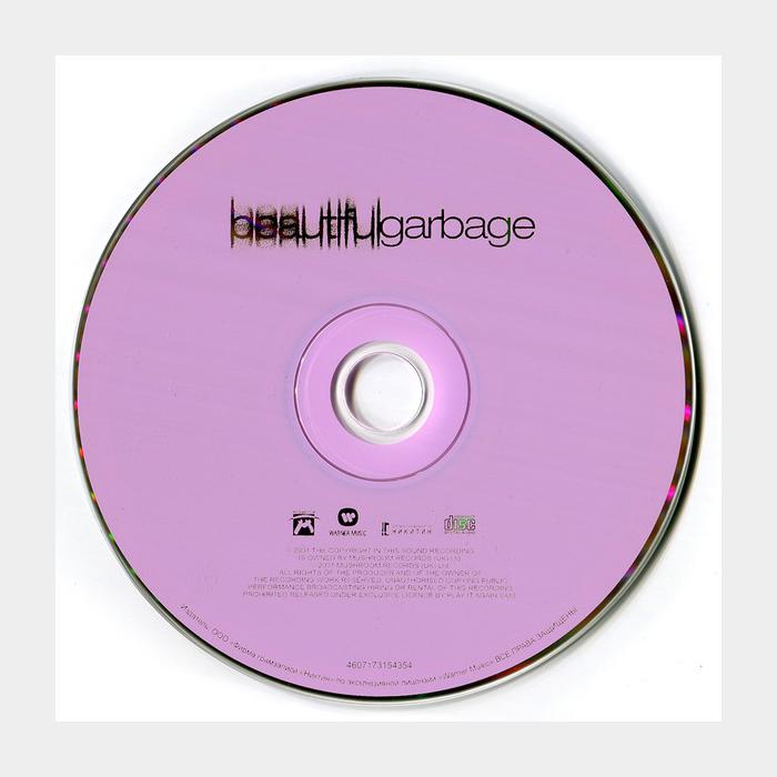 CD Garbage - Beautiful (ex+/ex, Gold, License)
