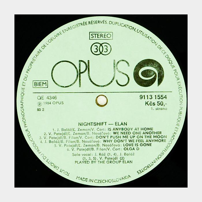 Elan - Nightshift (ex/ex)