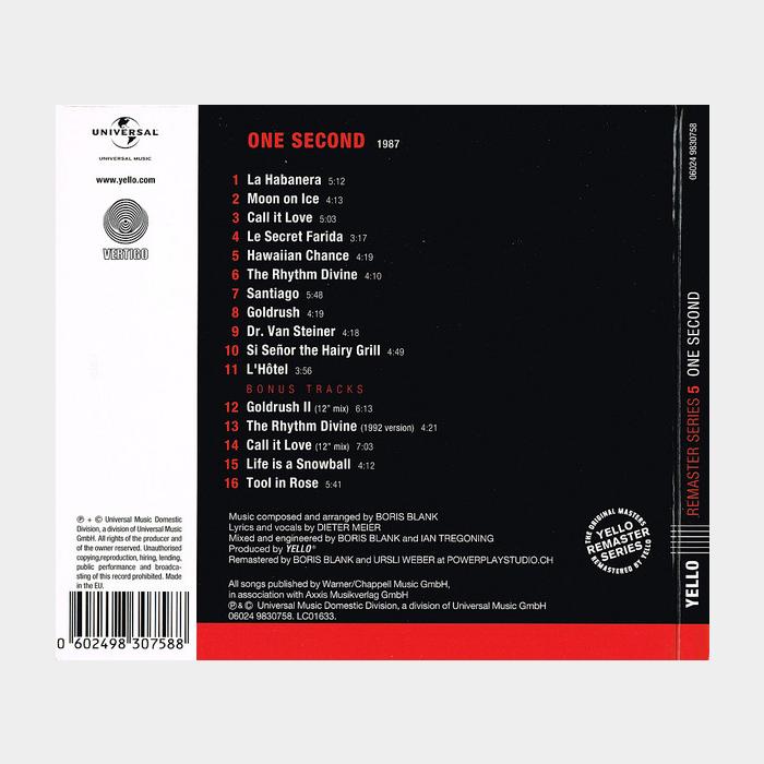 CD Yello - One Second