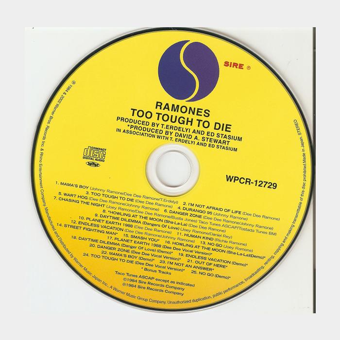 MV Ramones - Too Tough To Die