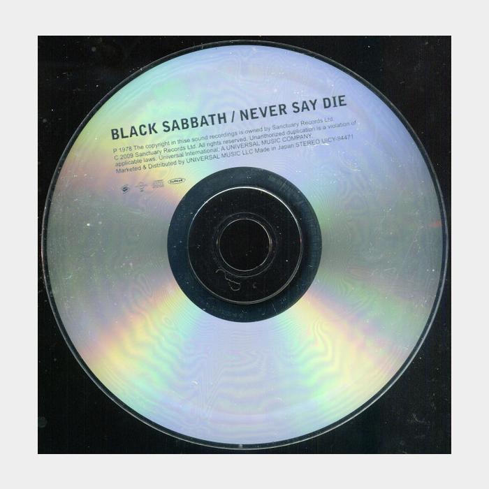 MV Black Sabbath - Never Say Die!